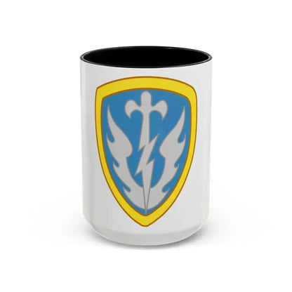 504th Military Intelligence Brigade (U.S. Army) Accent Coffee Mug 15oz Black - Go Mug Yourself