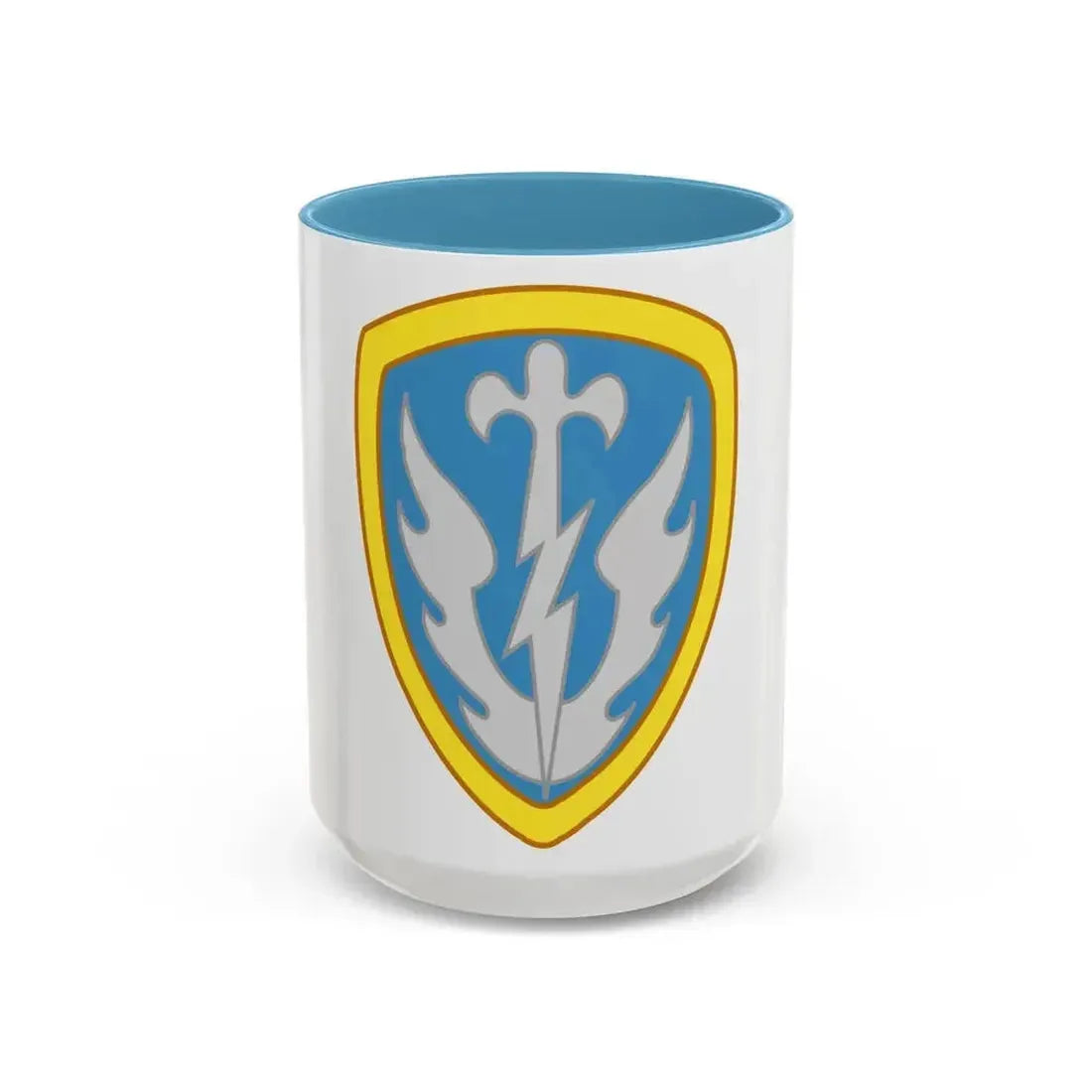 504th Military Intelligence Brigade (U.S. Army) Accent Coffee Mug 15oz Light Blue - Go Mug Yourself