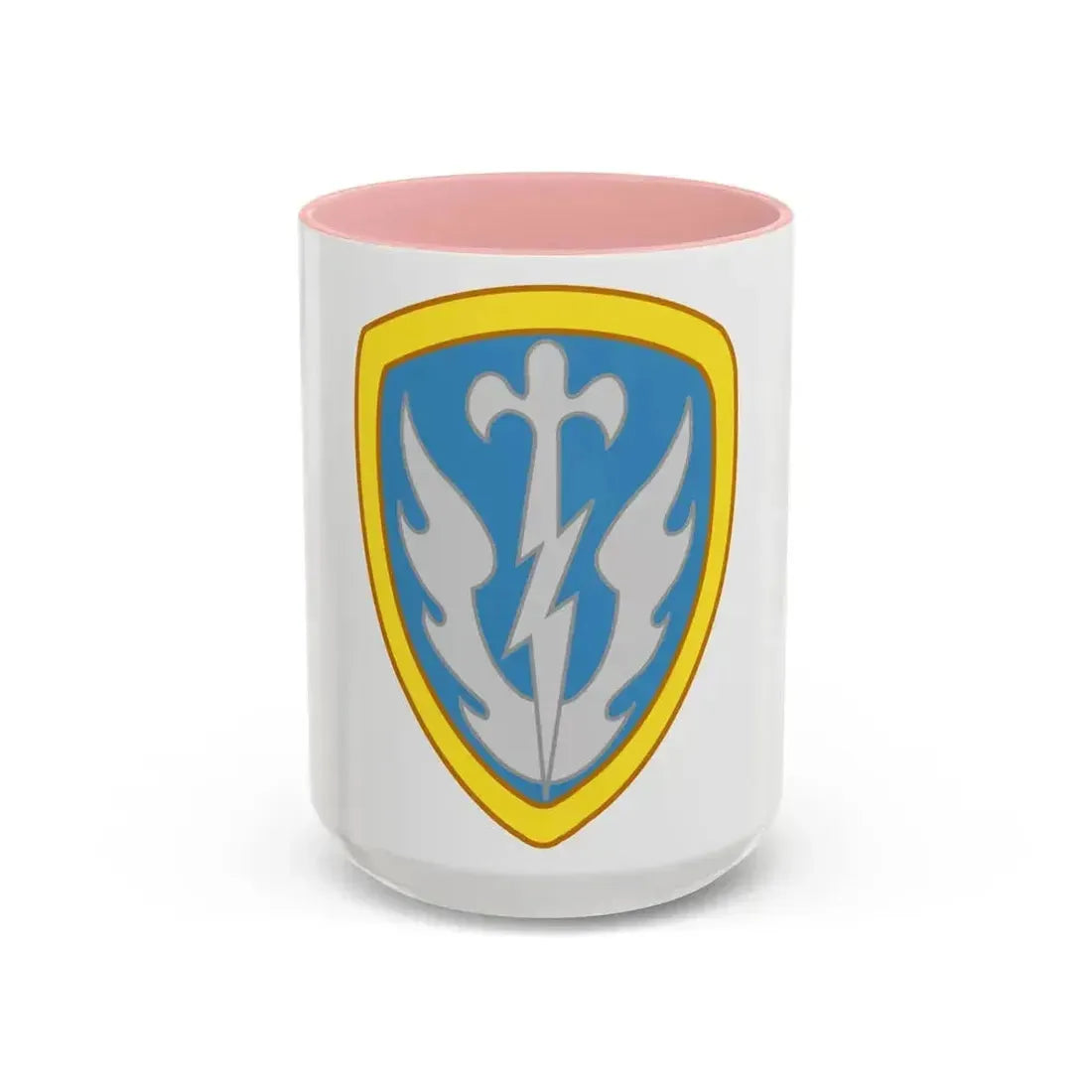 504th Military Intelligence Brigade (U.S. Army) Accent Coffee Mug 15oz Pink - Go Mug Yourself
