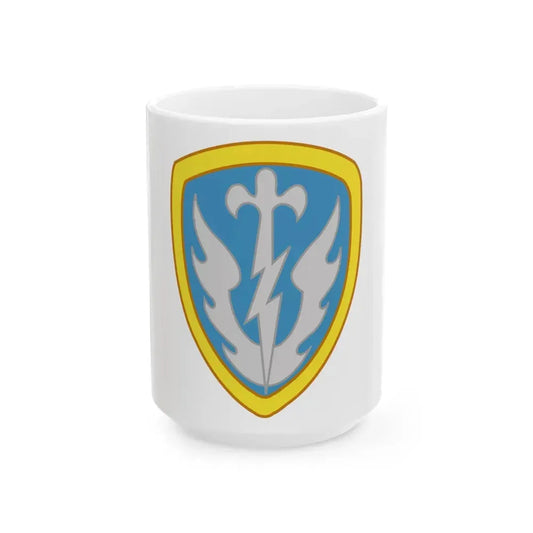 504th Military Intelligence Brigade (U.S. Army) White Coffee Mug 15oz - Go Mug Yourself