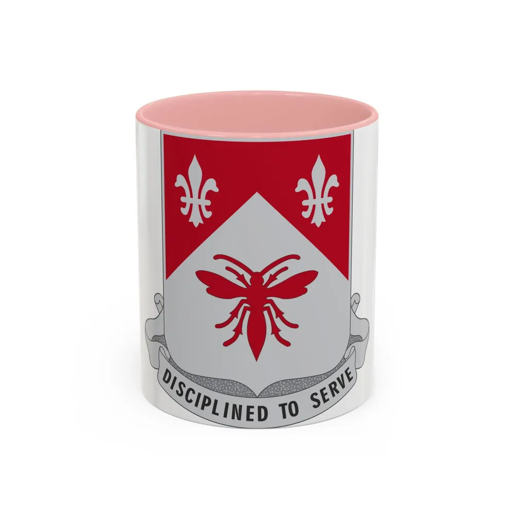 505 Engineer Battalion (U.S. Army) Accent Coffee Mug-11oz-Pink-Go Mug Yourself