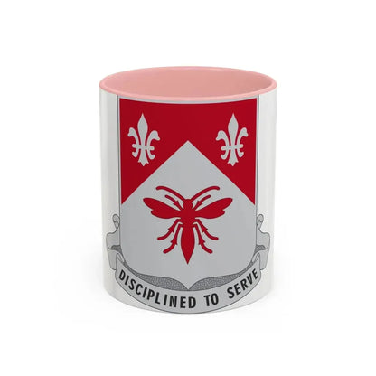505 Engineer Battalion (U.S. Army) Accent Coffee Mug 11oz Pink - Go Mug Yourself