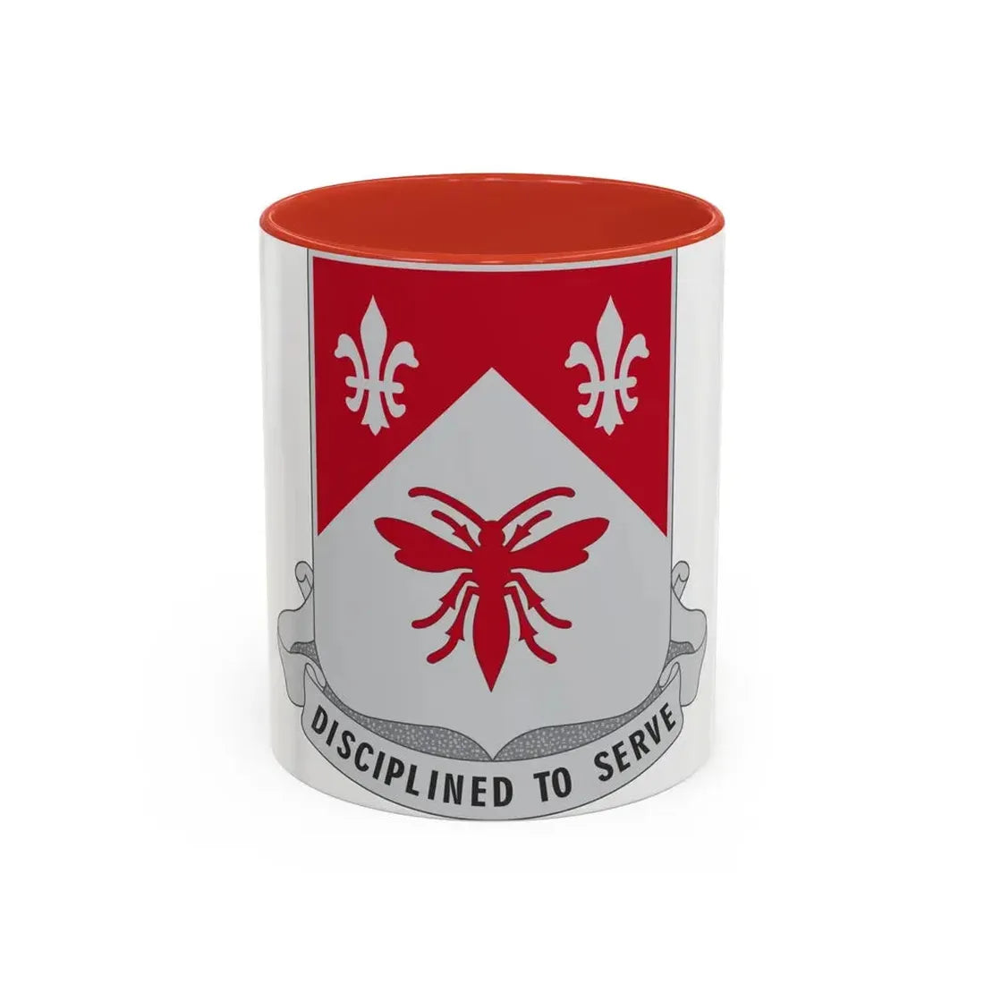 505 Engineer Battalion (U.S. Army) Accent Coffee Mug 11oz Red - Go Mug Yourself
