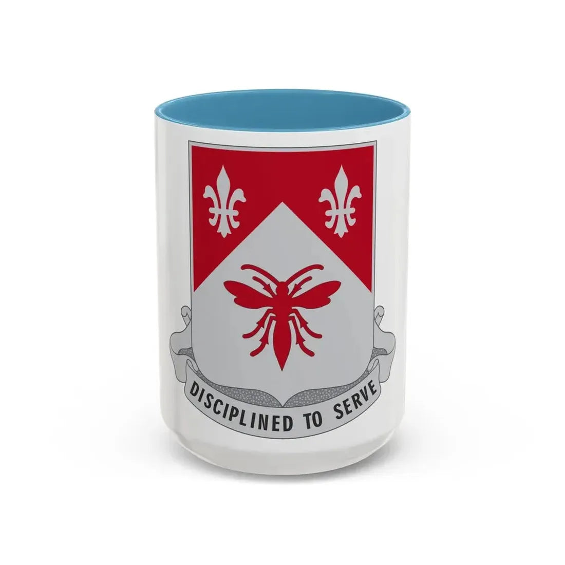 505 Engineer Battalion (U.S. Army) Accent Coffee Mug 15oz Light Blue - Go Mug Yourself