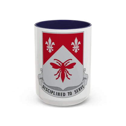 505 Engineer Battalion (U.S. Army) Accent Coffee Mug 15oz Navy - Go Mug Yourself