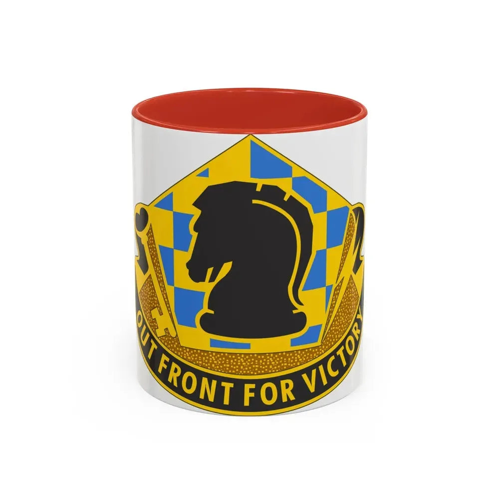 505 Military Intelligence Brigade 2 (U.S. Army) Accent Coffee Mug 11oz Red - Go Mug Yourself