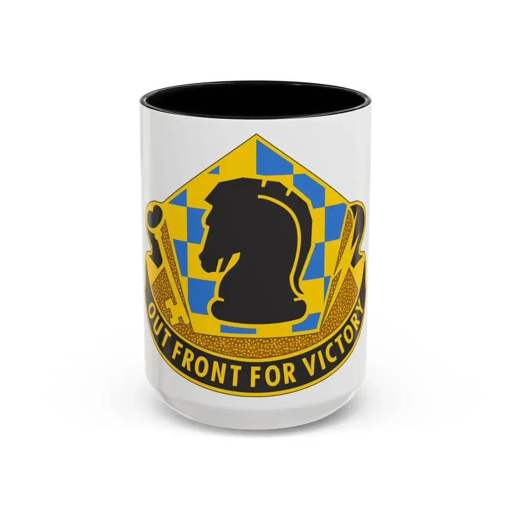 505 Military Intelligence Brigade 2 (U.S. Army) Accent Coffee Mug 15oz Black - Go Mug Yourself