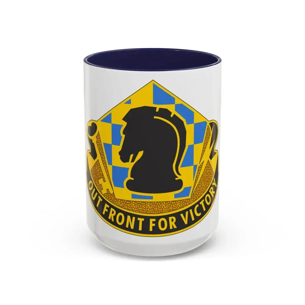 505 Military Intelligence Brigade 2 (U.S. Army) Accent Coffee Mug 15oz Navy - Go Mug Yourself