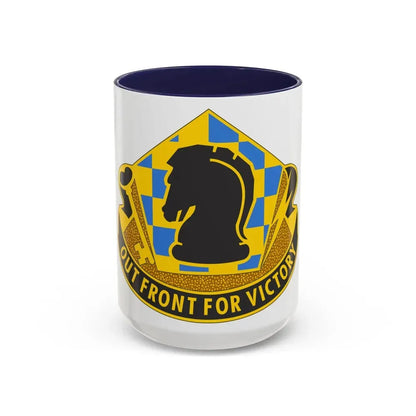 505 Military Intelligence Brigade 2 (U.S. Army) Accent Coffee Mug 15oz Navy - Go Mug Yourself