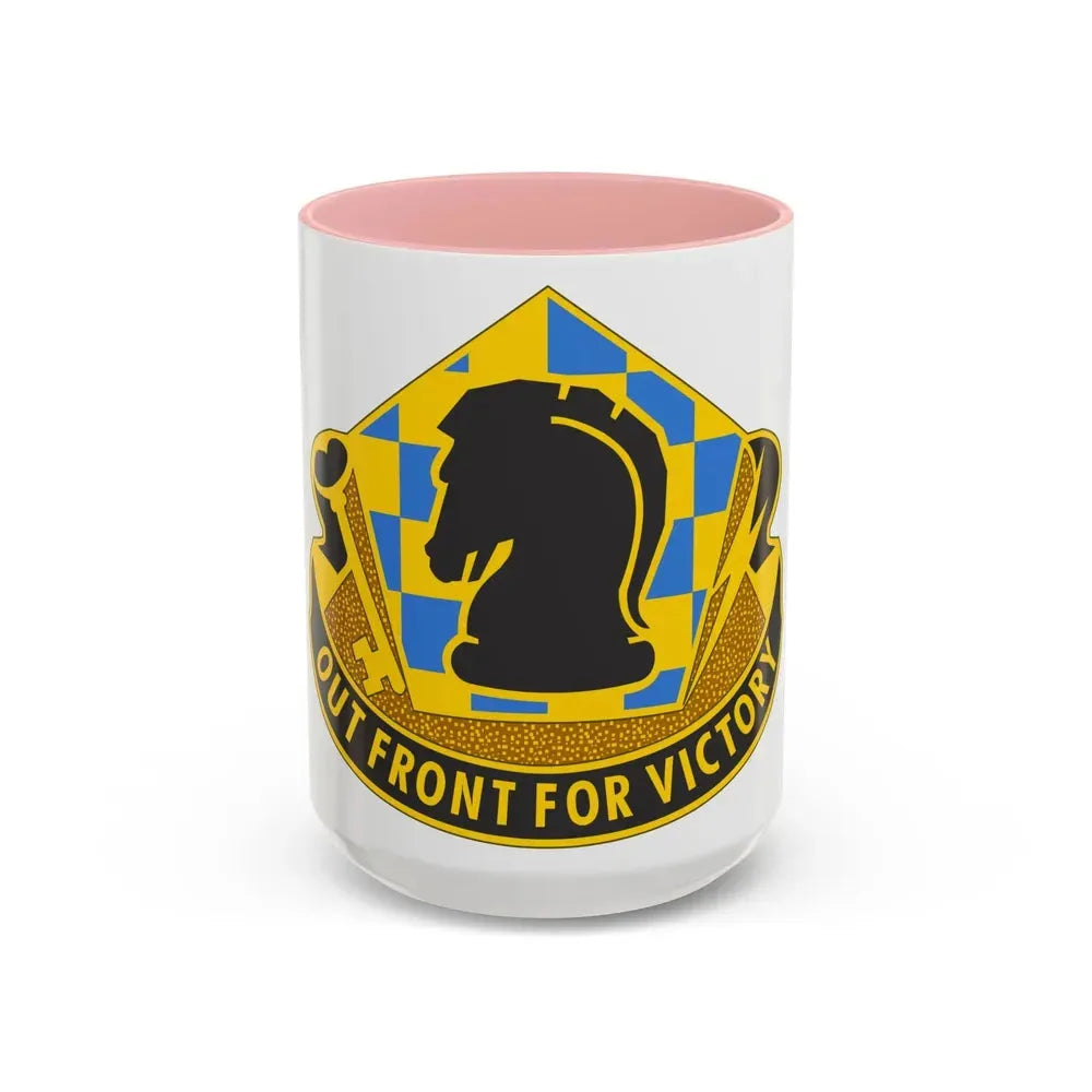 505 Military Intelligence Brigade 2 (U.S. Army) Accent Coffee Mug 15oz Pink - Go Mug Yourself