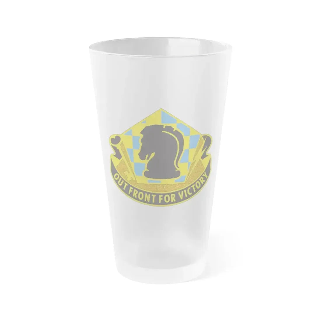 505 Military Intelligence Brigade 2 (U.S. Army) Frosted Pint Glass 16oz Default Title - Go Mug Yourself