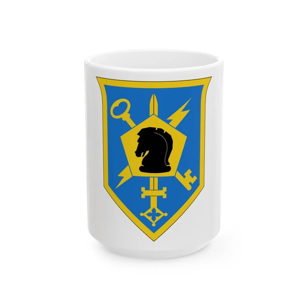 505 Military Intelligence Brigade (U.S. Army) White Coffee Mug-15oz-Go Mug Yourself