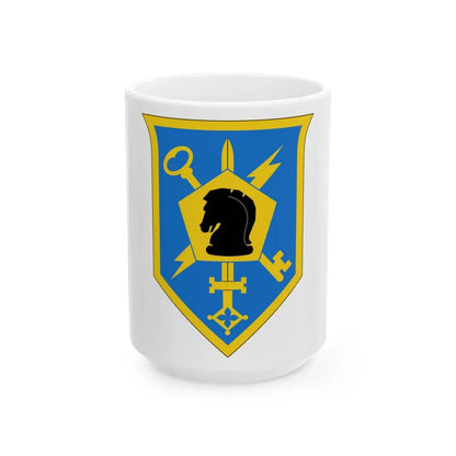 505 Military Intelligence Brigade (U.S. Army) White Coffee Mug-15oz-Go Mug Yourself