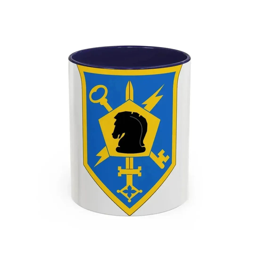 505 Military Intelligence Brigade (U.S. Army) Accent Coffee Mug 11oz Navy - Go Mug Yourself