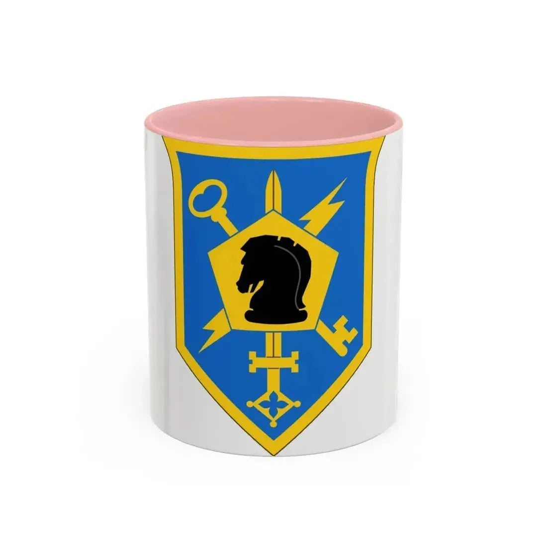 505 Military Intelligence Brigade (U.S. Army) Accent Coffee Mug 11oz Pink - Go Mug Yourself