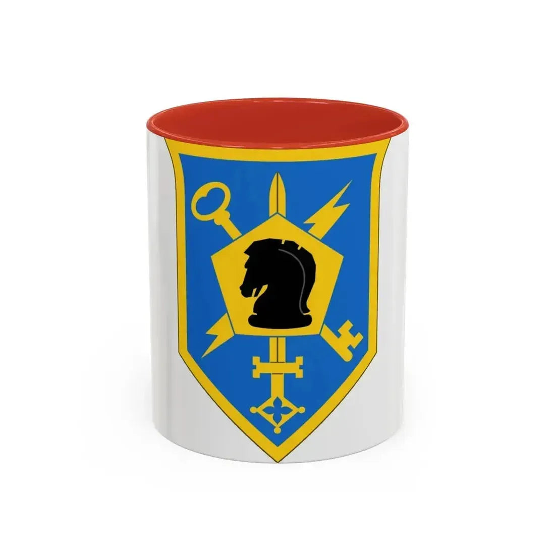 505 Military Intelligence Brigade (U.S. Army) Accent Coffee Mug 11oz Red - Go Mug Yourself