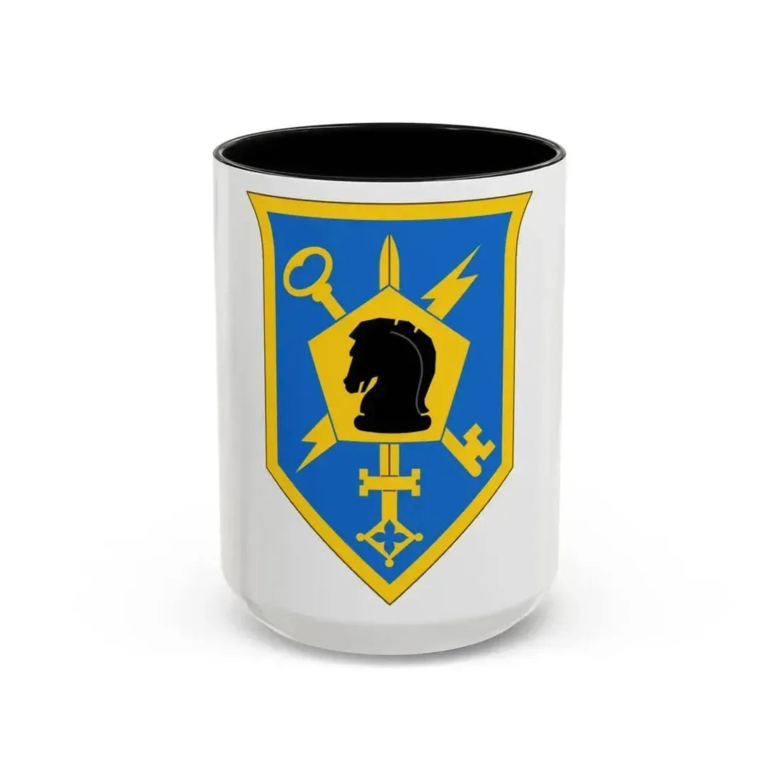 505 Military Intelligence Brigade (U.S. Army) Accent Coffee Mug 15oz Black - Go Mug Yourself