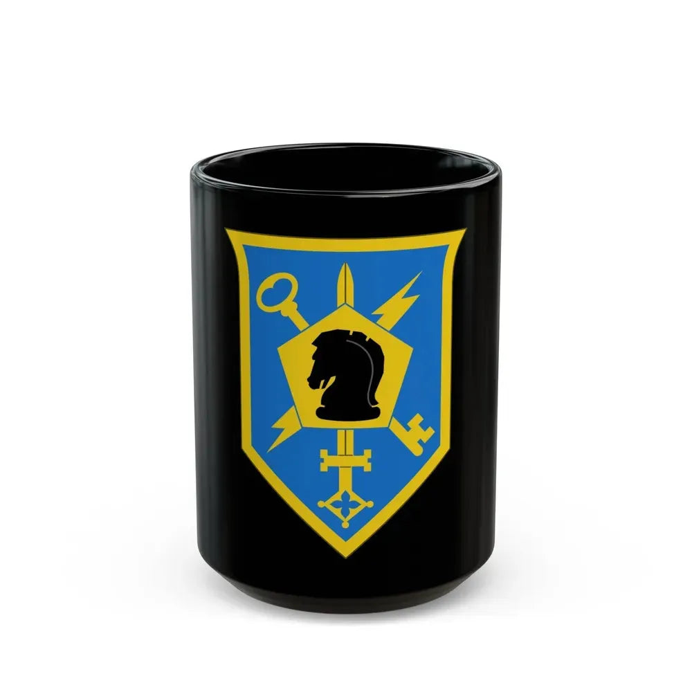 505 Military Intelligence Brigade (U.S. Army) Black Coffee Mug 15oz - Go Mug Yourself