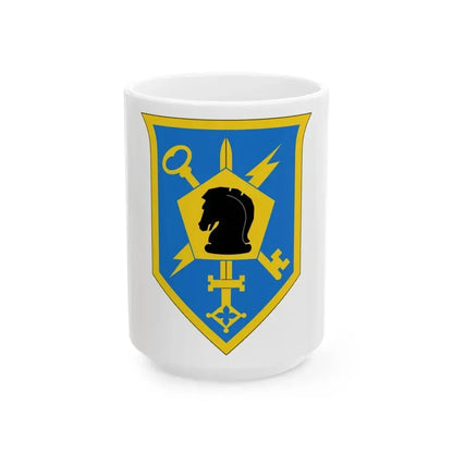 505 Military Intelligence Brigade (U.S. Army) White Coffee Mug 15oz - Go Mug Yourself