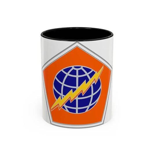 505 Signal Brigade 2 (U.S. Army) Accent Coffee Mug 11oz Black - Go Mug Yourself
