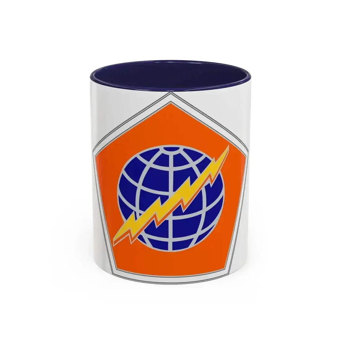 505 Signal Brigade 2 (U.S. Army) Accent Coffee Mug 11oz Navy - Go Mug Yourself