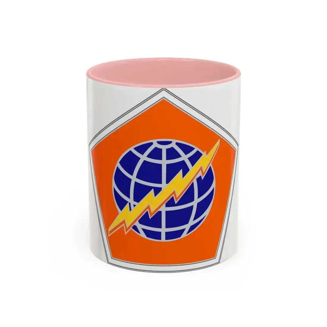 505 Signal Brigade 2 (U.S. Army) Accent Coffee Mug 11oz Pink - Go Mug Yourself