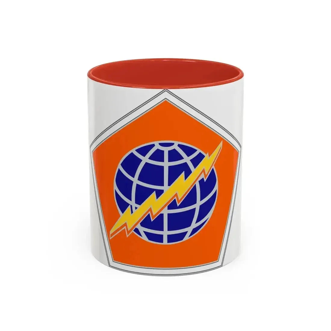 505 Signal Brigade 2 (U.S. Army) Accent Coffee Mug 11oz Red - Go Mug Yourself