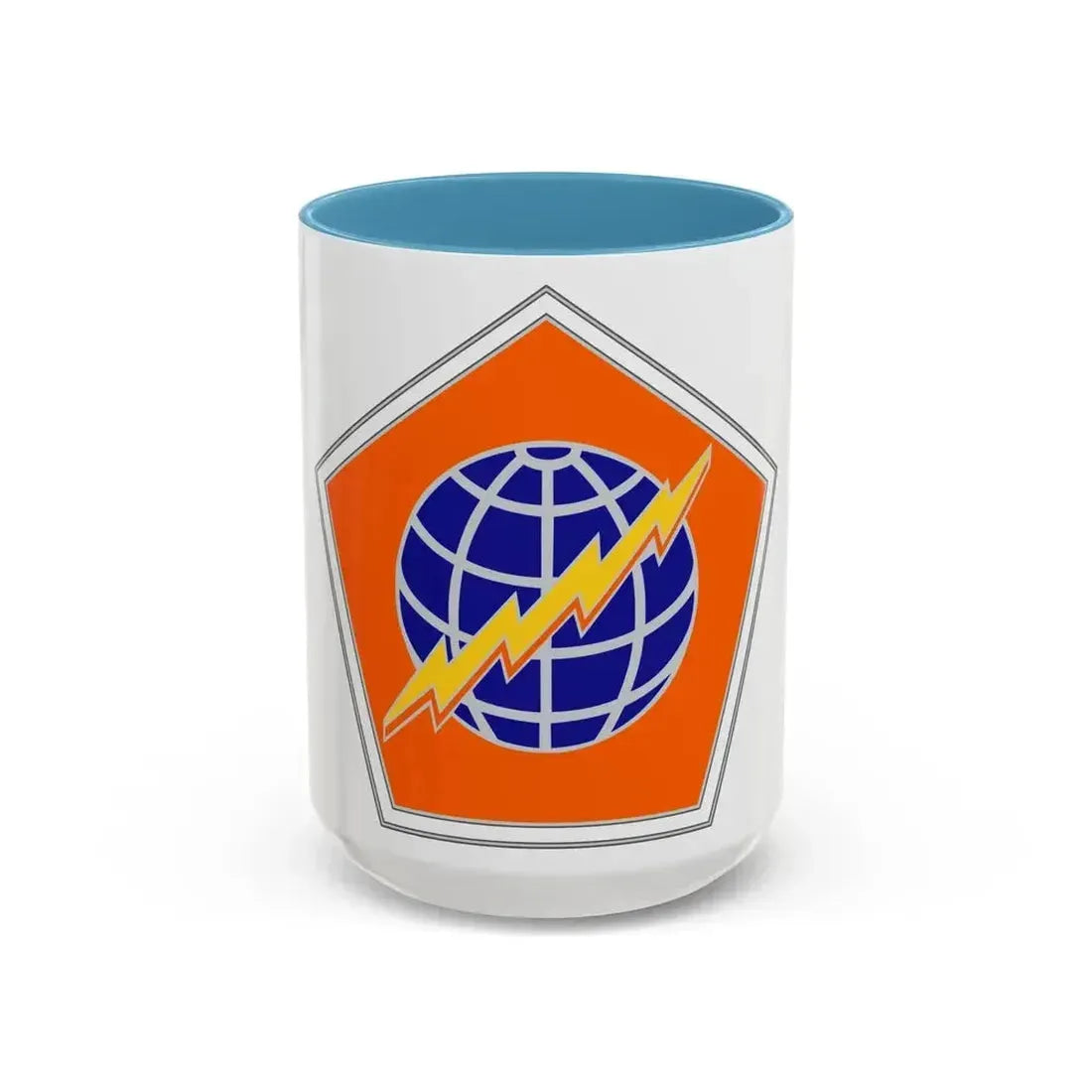 505 Signal Brigade 2 (U.S. Army) Accent Coffee Mug 15oz Light Blue - Go Mug Yourself