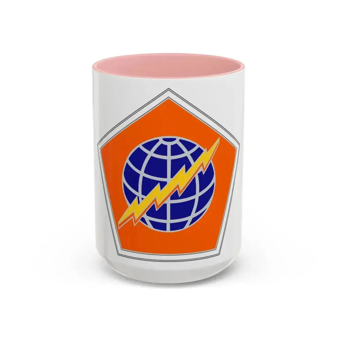 505 Signal Brigade 2 (U.S. Army) Accent Coffee Mug 15oz Pink - Go Mug Yourself