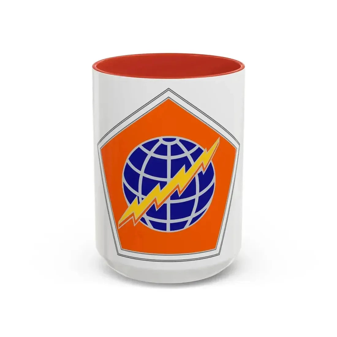 505 Signal Brigade 2 (U.S. Army) Accent Coffee Mug 15oz Red - Go Mug Yourself