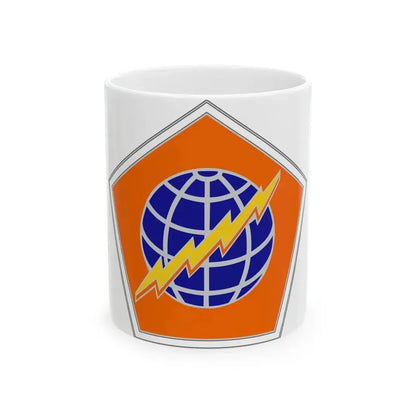 505 Signal Brigade 2 (U.S. Army) White Coffee Mug - Go Mug Yourself
