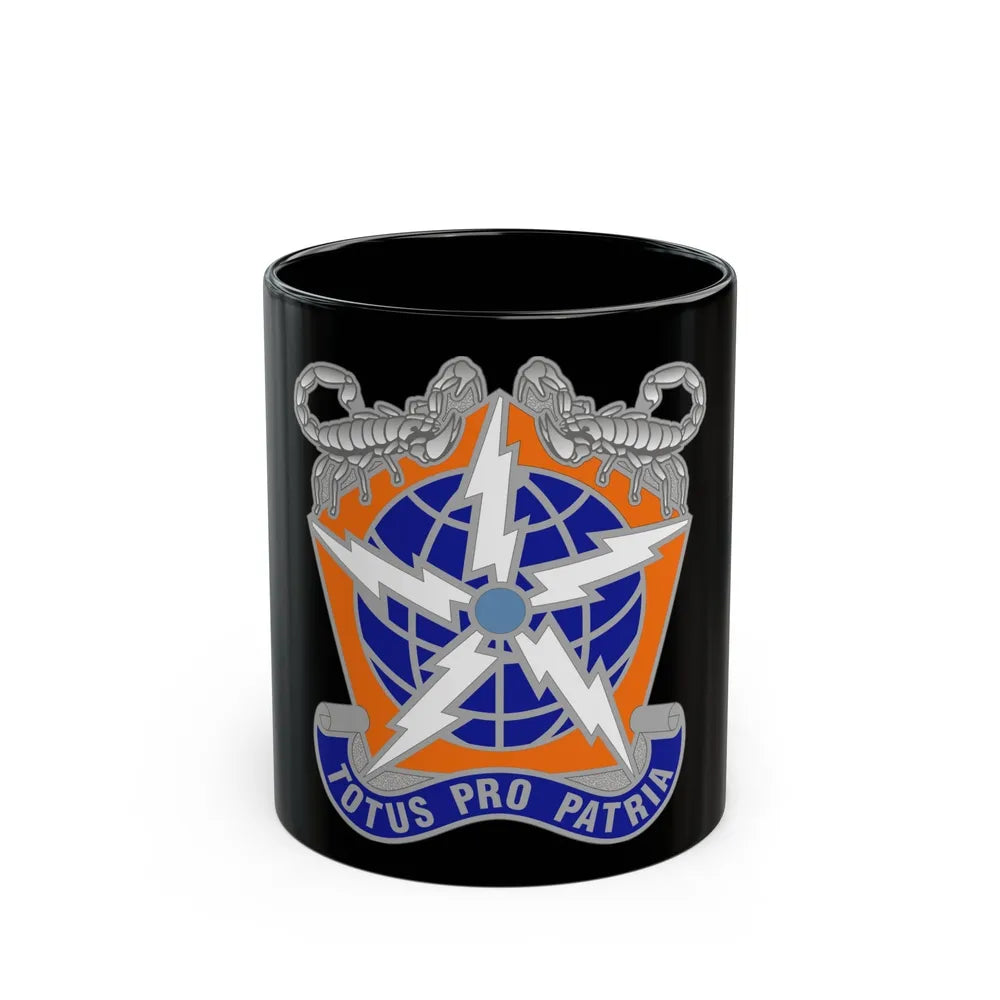 505 Signal Brigade 3 (U.S. Army) Black Coffee Mug-11oz-Go Mug Yourself