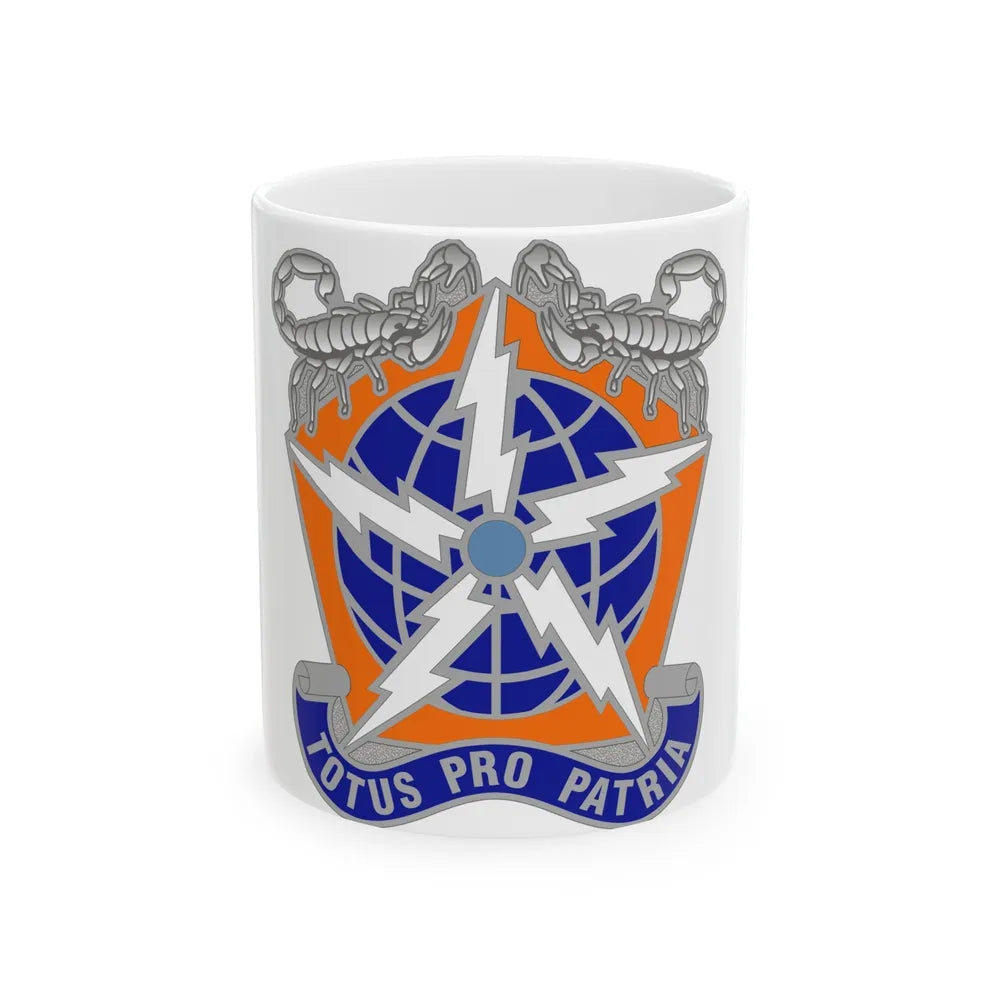 505 Signal Brigade 3 (U.S. Army) White Coffee Mug-11oz-Go Mug Yourself