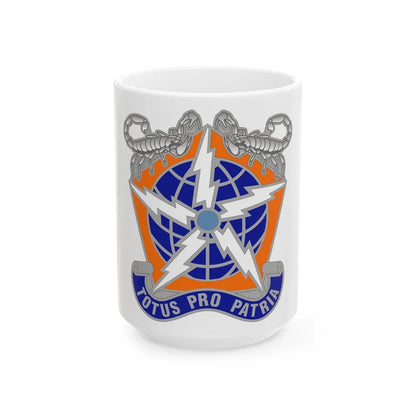 505 Signal Brigade 3 (U.S. Army) White Coffee Mug-15oz-Go Mug Yourself