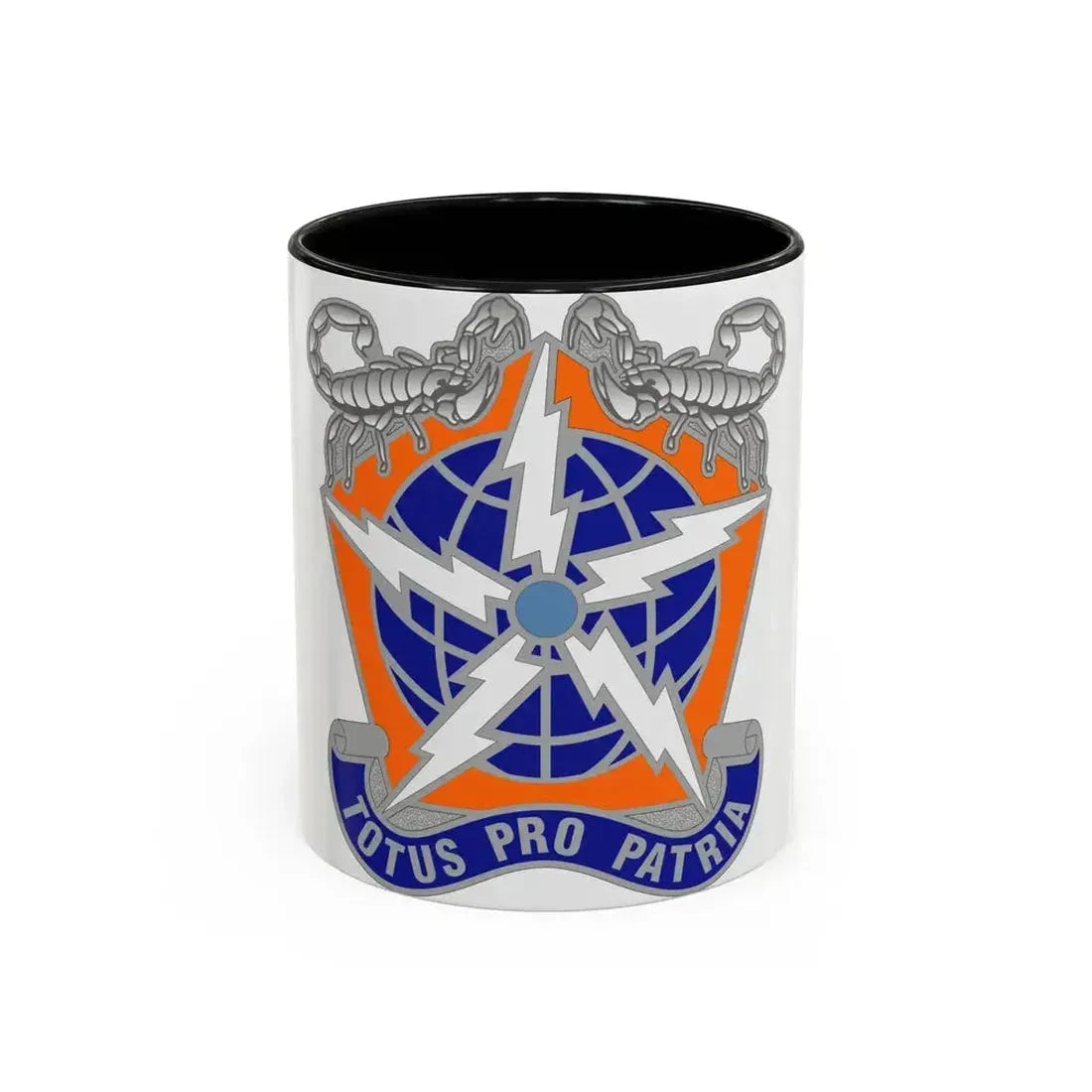 505 Signal Brigade 3 (U.S. Army) Accent Coffee Mug 11oz Black - Go Mug Yourself