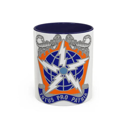 505 Signal Brigade 3 (U.S. Army) Accent Coffee Mug 11oz Navy - Go Mug Yourself