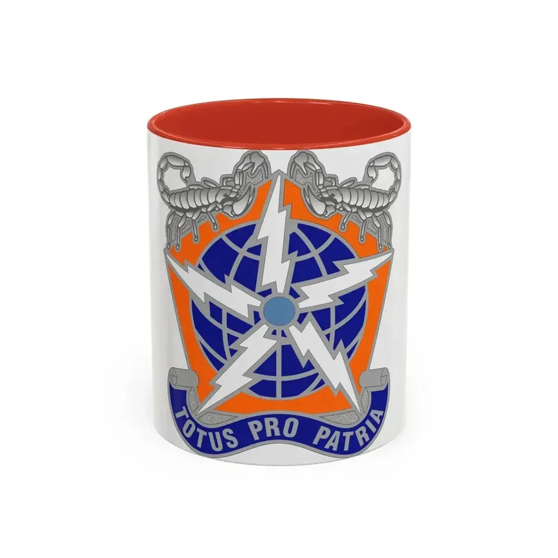 505 Signal Brigade 3 (U.S. Army) Accent Coffee Mug 11oz Red - Go Mug Yourself