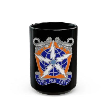 505 Signal Brigade 3 (U.S. Army) Black Coffee Mug 15oz - Go Mug Yourself