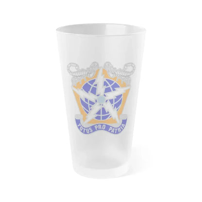 505 Signal Brigade 3 (U.S. Army) Frosted Pint Glass 16oz Default Title - Go Mug Yourself