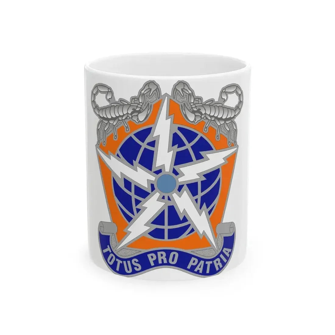505 Signal Brigade 3 (U.S. Army) White Coffee Mug 11oz - Go Mug Yourself
