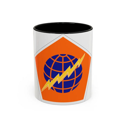 505 Signal Brigade (U.S. Army) Accent Coffee Mug-11oz-Black-Go Mug Yourself