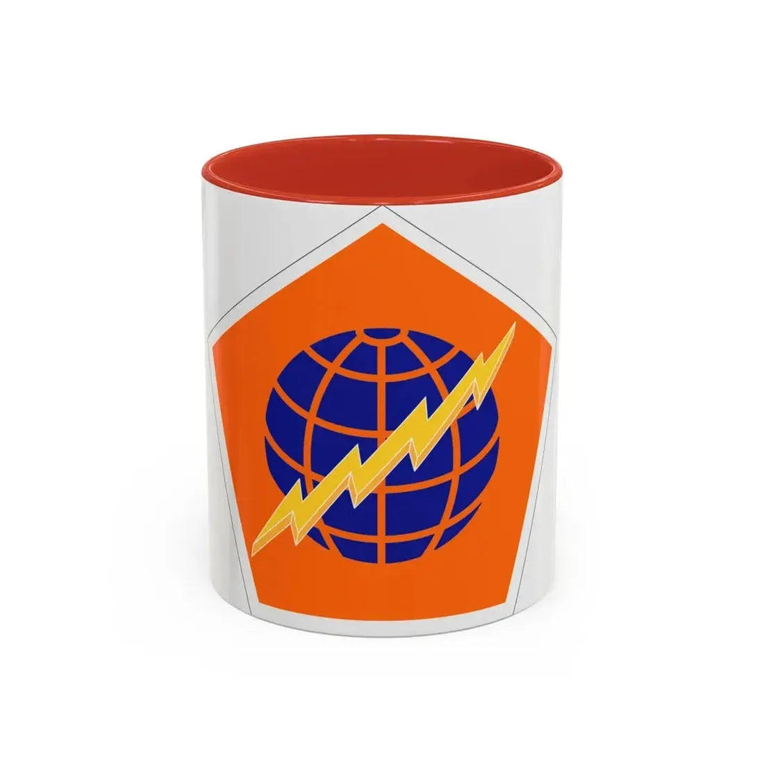 505 Signal Brigade (U.S. Army) Accent Coffee Mug 11oz Red - Go Mug Yourself