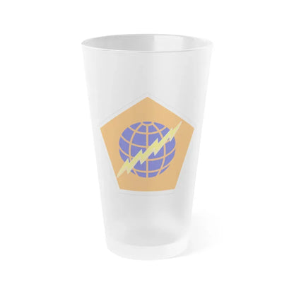 505 Signal Brigade (U.S. Army) Frosted Pint Glass 16oz Default Title - Go Mug Yourself