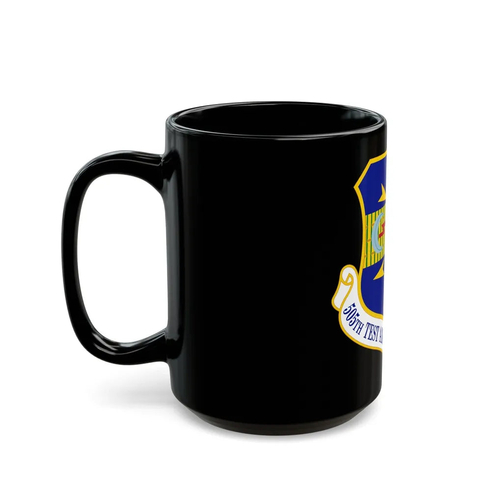 505 Test and Training Group ACC (U.S. Air Force) Black Coffee Mug-Go Mug Yourself