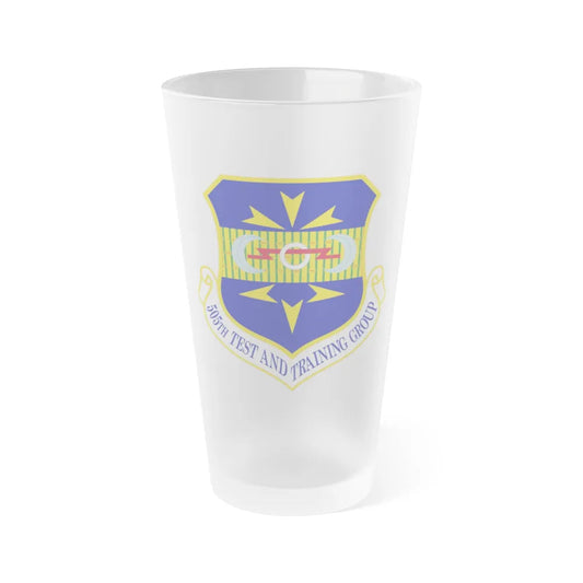 505 Test and Training Group ACC (U.S. Air Force) Frosted Pint Glass 16oz-16oz-Frosted-Go Mug Yourself