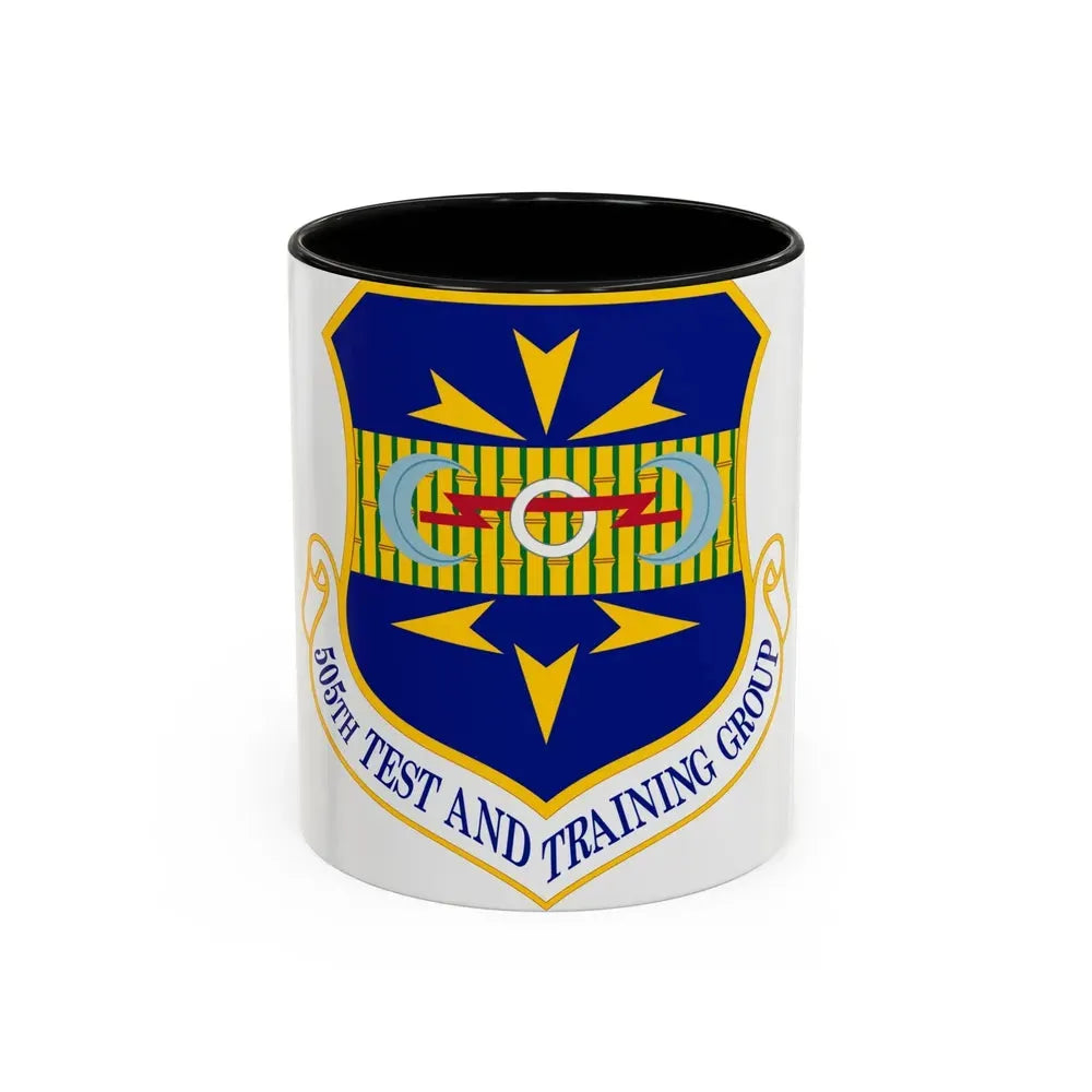 505 Test and Training Group ACC (U.S. Air Force) Accent Coffee Mug 11oz Black - Go Mug Yourself