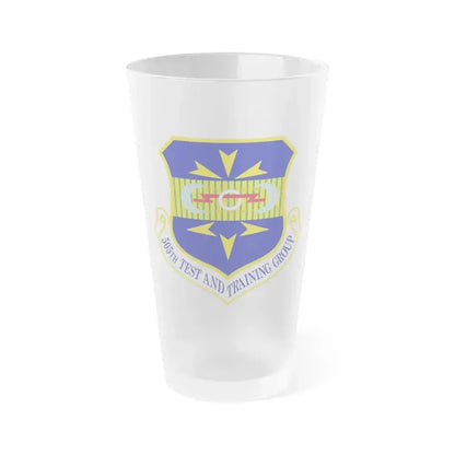 505 Test and Training Group ACC (U.S. Air Force) Frosted Pint Glass 16oz 16oz Frosted - Go Mug Yourself