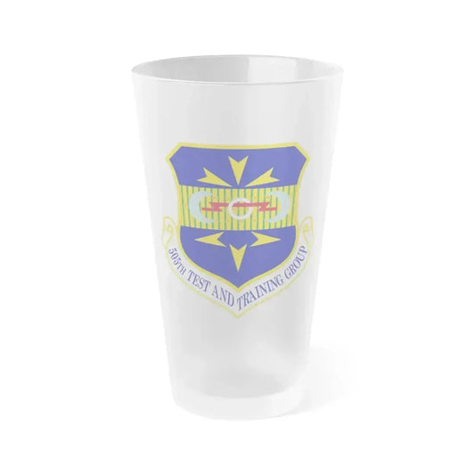 505 Test and Training Group ACC (U.S. Air Force) Frosted Pint Glass 16oz 16oz Frosted - Go Mug Yourself
