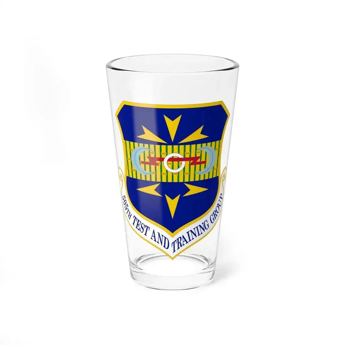 505 Test and Training Group ACC (U.S. Air Force) Pint Glass 16oz 16oz - Go Mug Yourself