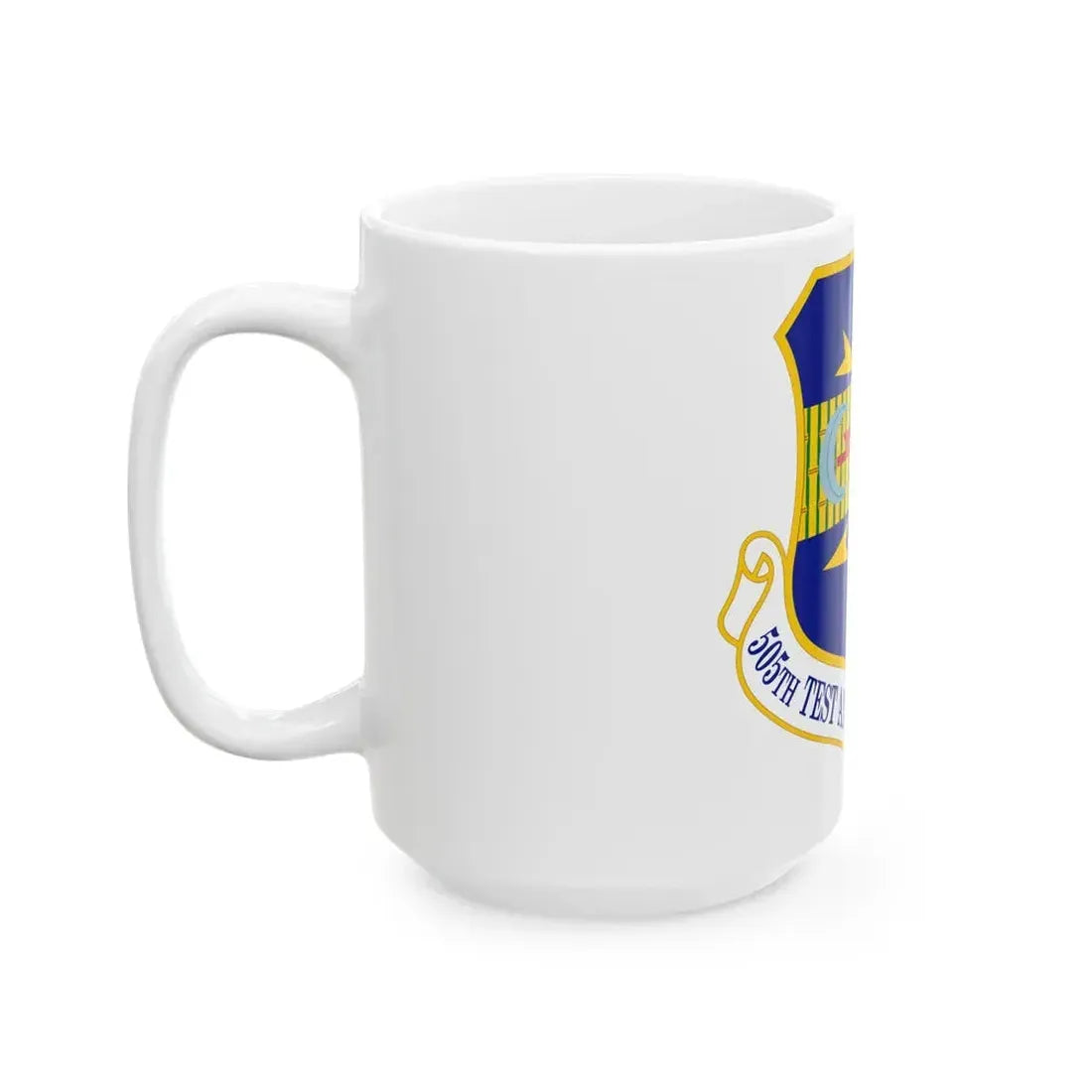 505 Test and Training Group ACC (U.S. Air Force) White Coffee Mug - Go Mug Yourself